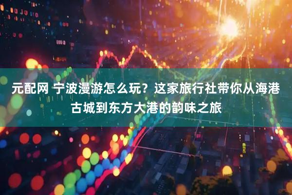 元配网 宁波漫游怎么玩？这家旅行社带你从海港古城到东方大港的韵味之旅